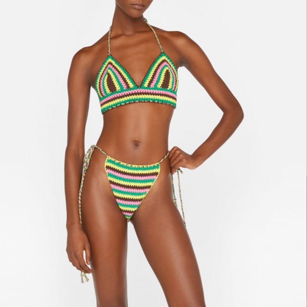FINAL PRICE. NWT Frame Crochet Bikini SET